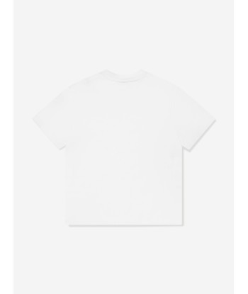 Off-White Girls Big Bookish T-Shirt in White Les magasins à Paris