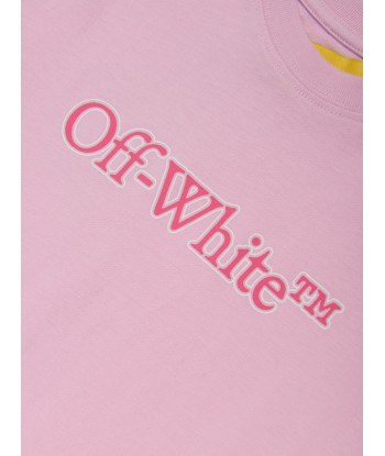 Off-White Girls Big Bookish T-Shirt in Purple la livraison gratuite