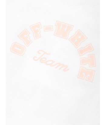 Off-White Girls Team 23 T-Shirt in White Livraison rapide