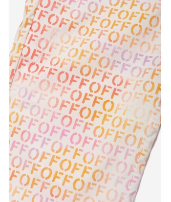 Off-White Girls Off Stamp Straight Trousers in Multicolour offre 