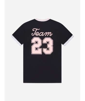 Off-White Girls Team 23 T-Shirt Dress in Black sur le site 