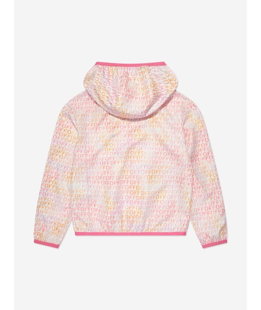 Off-White Girls Off Stamp Windbreaker in Multicolour destockage