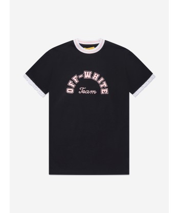 Off-White Girls Team 23 T-Shirt Dress in Black sur le site 