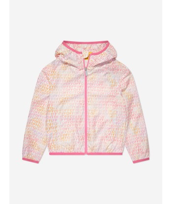 Off-White Girls Off Stamp Windbreaker in Multicolour destockage