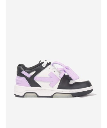 Off-White Girls Leather Out Of Office Trainers in Black une grave pollution 