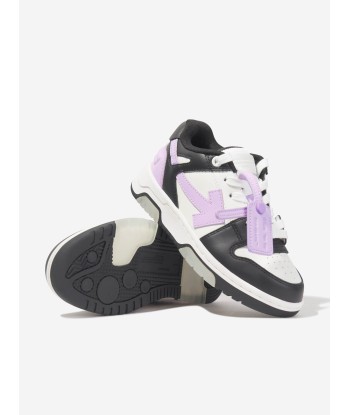 Off-White Girls Leather Out Of Office Trainers in Black une grave pollution 