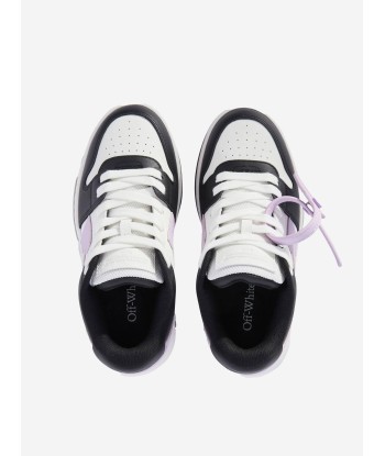 Off-White Girls Leather Out Of Office Trainers in Black une grave pollution 