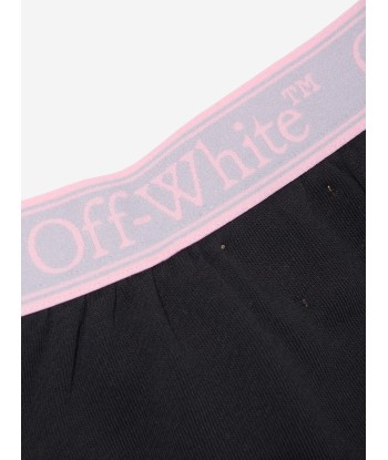 Off-White Girls Bookish Logo Band Skirt in Black vous aussi creer 