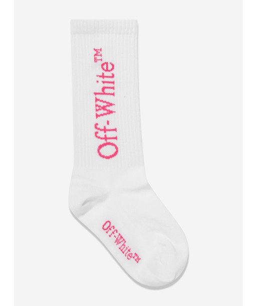 Off-White Girls Bookish Socks White pas cher