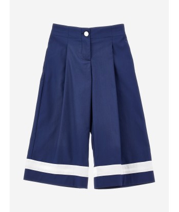 Monnalisa Girls Marina Trousers in Navy Faites des économies