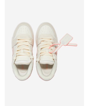 Off-White Girls Leather Out Of Office Trainers in White Profitez des Offres !