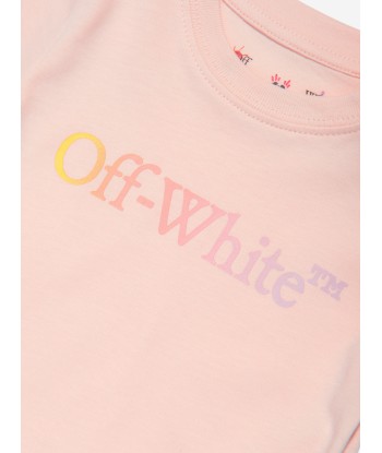 Off-White Baby Girls Arrow Rainbow T-Shirt in Pink l'évolution des habitudes 