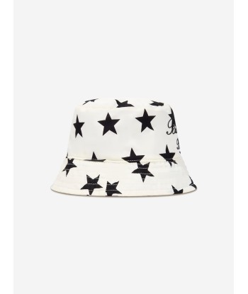 Balmain Baby Star Bucket Hat in Ivory pour bénéficier 