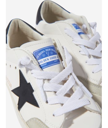 Golden Goose Kids Leather Super Star Bio Based Trainers in White l'achat 