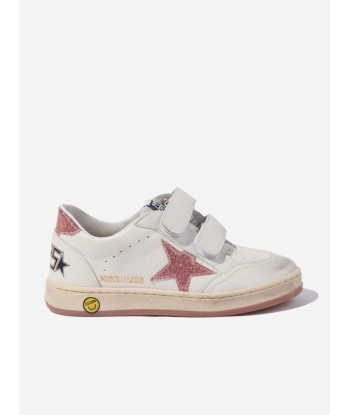 Golden Goose Girls Ball Star Leather Trainers in White 50% de réduction en Octobre 2024