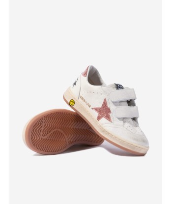 Golden Goose Girls Ball Star Leather Trainers in White 50% de réduction en Octobre 2024