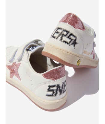 Golden Goose Girls Ball Star Leather Trainers in White 50% de réduction en Octobre 2024