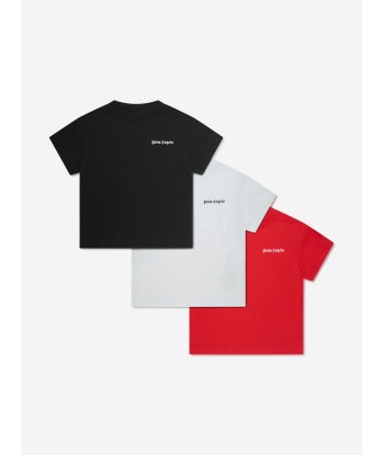 Palm Angels Boys Tri-Pack T-Shirts Set in Multicolour À commander