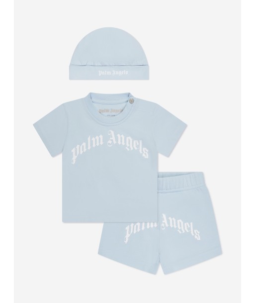 Palm Angels Baby Boys Tri-Pack Gift Set in Blue les ligaments