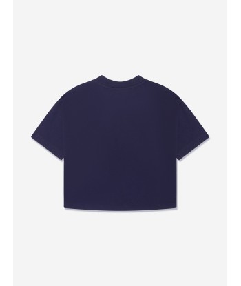 Palm Angels Boys Astro Bear Oversized T-Shirt in Navy Comparez plus de prix