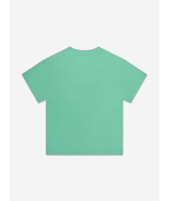 Palm Angels Boys Palm Waves T-Shirt in Green du meilleur 