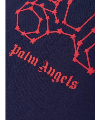 Palm Angels Boys Astro Bear Oversized T-Shirt in Navy Comparez plus de prix