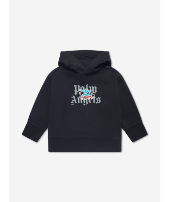 Palm Angels Boys PA X Keith Haring Skateboard Hoodie in Black Vous souhaitez 