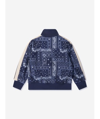 Palm Angels Boys Astro Paisley Track Jacket in Navy ou a consommer sur place