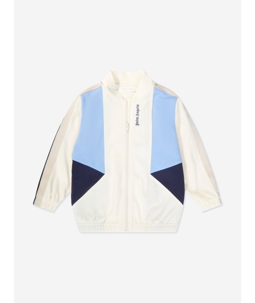 Palm Angels Boys Colourblock Track Jacket in White ou a consommer sur place