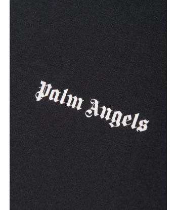 Palm Angels Boys Logo Track T-Shirt in Black basket pas cher