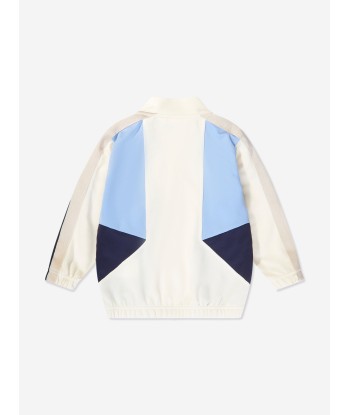 Palm Angels Boys Colourblock Track Jacket in White ou a consommer sur place