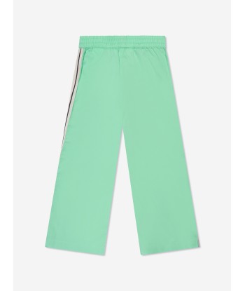 Palm Angels Boys Track Travel Pants in Green s'inspire de l'anatomie humaine