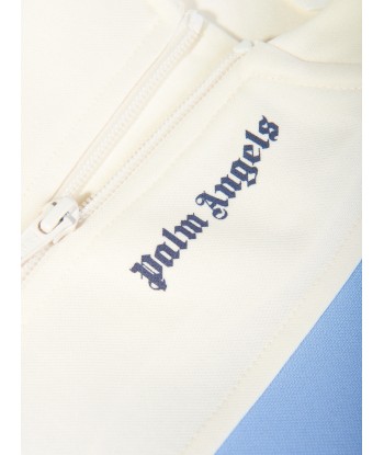 Palm Angels Boys Colourblock Track Jacket in White ou a consommer sur place