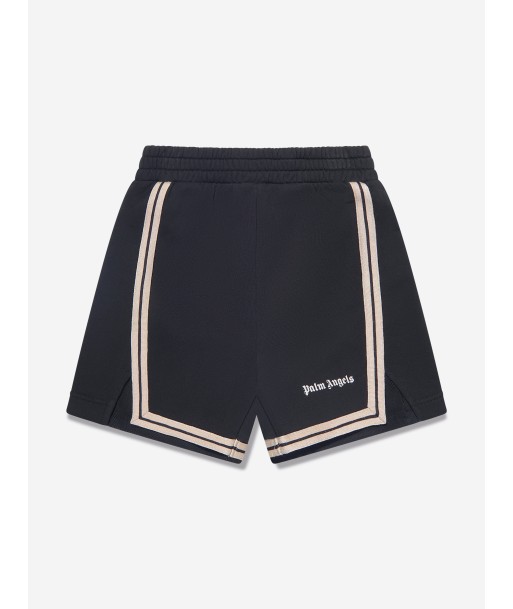 Palm Angels Boys Track Sweat Shorts in Black Par le système avancé 