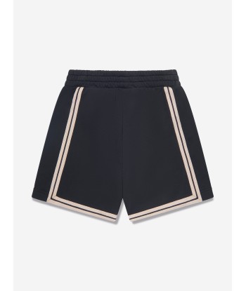 Palm Angels Boys Track Sweat Shorts in Black Par le système avancé 