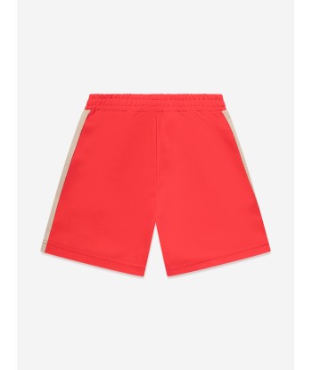 Palm Angels Boys Track Shorts in Red livraison gratuite