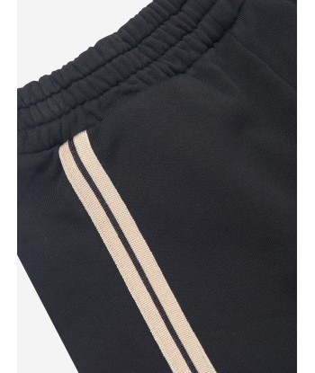 Palm Angels Boys Track Sweat Shorts in Black Par le système avancé 