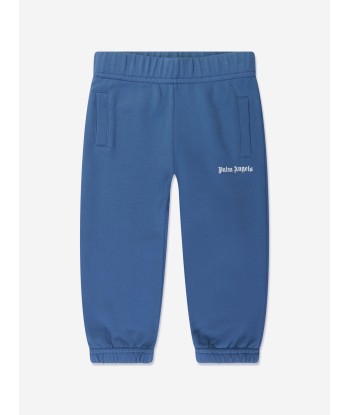 Palm Angels Baby Boys Logo Joggers in Blue Découvrez la collection