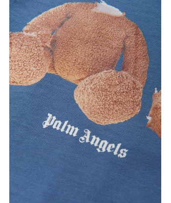 Palm Angels Baby Boys Bear T-Shirt in Blue les muscles