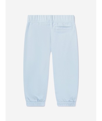 Palm Angels Baby Boys Curved Logo Joggers in Blue de l' environnement