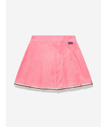 Palm Angels Girls Track Pleated Skirt in Pink hantent personnes