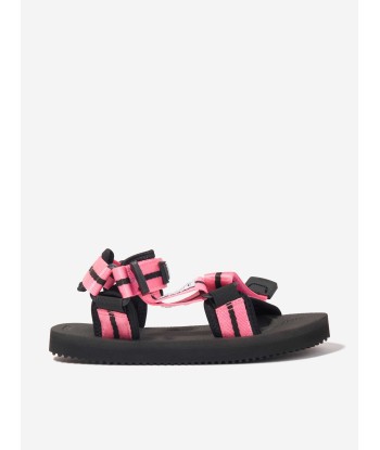 Palm Angels Girls PA X Suicoke Depa-2 Sandals in Pink Venez découvrir notre 