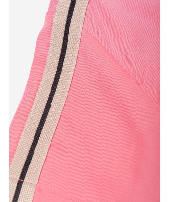 Palm Angels Girls Track Cropped Shirt in Pink plus qu'un jeu 