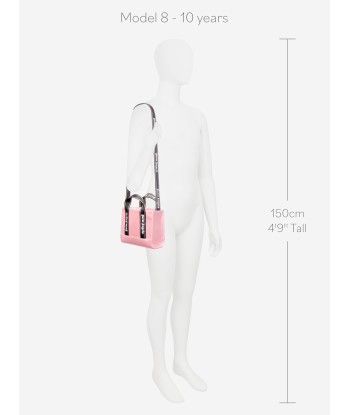 Palm Angels Girls Shiny Mini Crossbody Bag in Pink (20cm) ouvre sa boutique