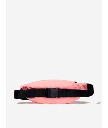 Palm Angels Girls Curved Logo Belt Bag in Pink (23cm) france