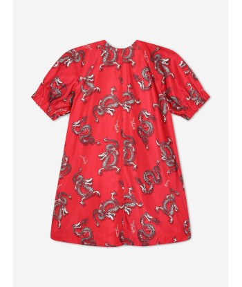 KENZO Girls Dragon Print Dress in Red suggérées chez