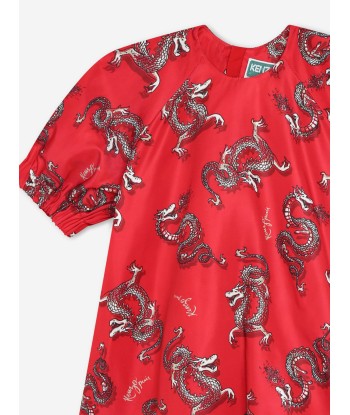 KENZO Girls Dragon Print Dress in Red suggérées chez