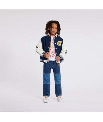 KENZO Boys Varsity Bomber Jacket in Navy livraison et retour toujours gratuits