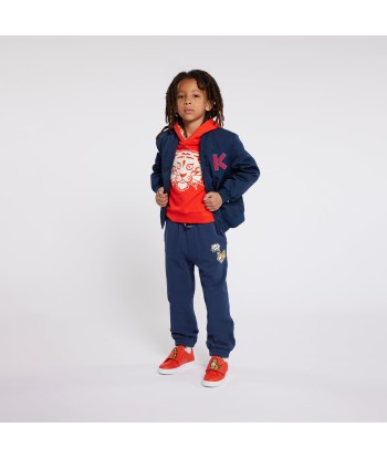 KENZO Kids Logo Zip Up Jacket in Navy Venez découvrir notre 