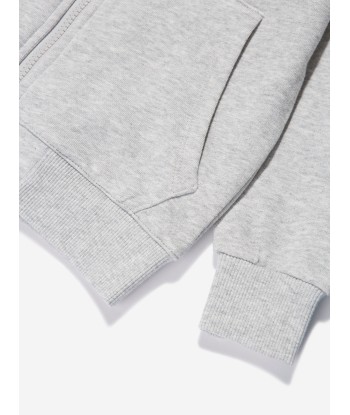 KENZO Boys Logo Zip Up Top in Grey online